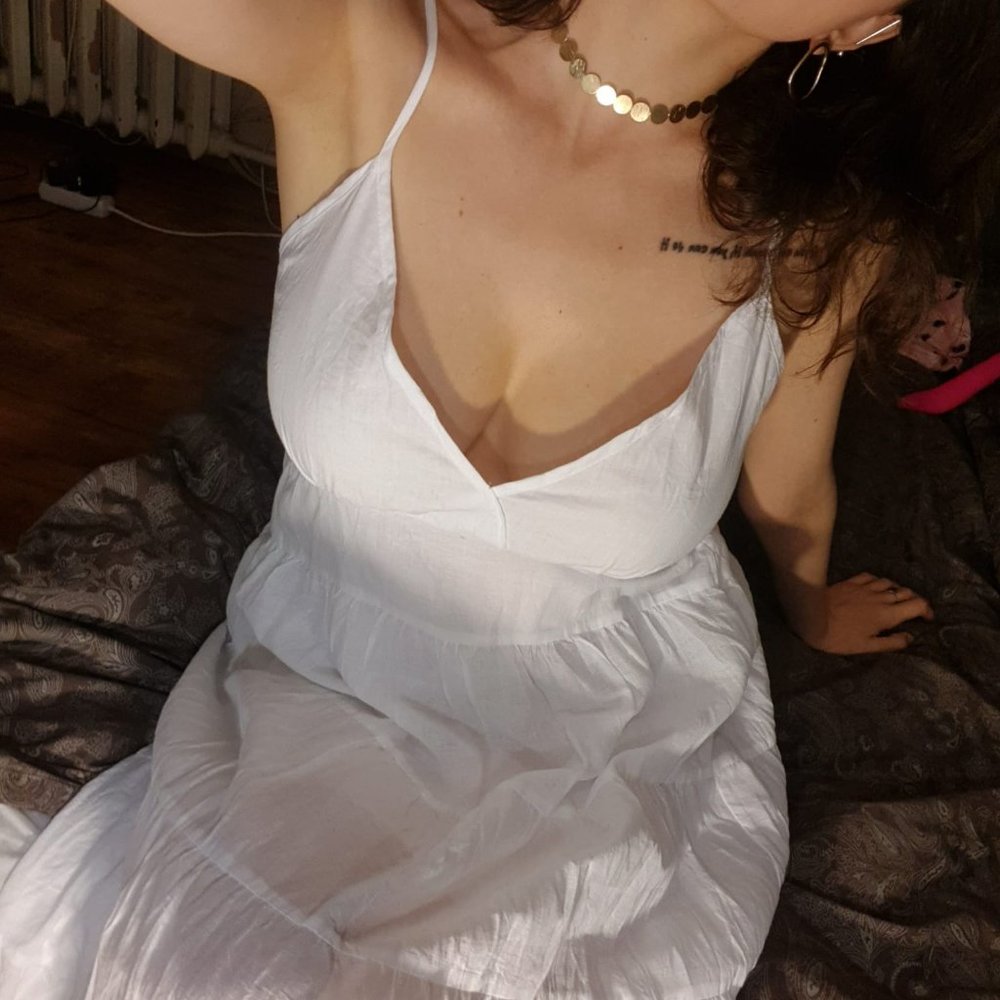 Maxi white dress